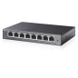 TP-Link TL-SG108E Administreret L2 Gigabit Ethernet (10/100/1000) Sort
