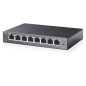 TP-Link TL-SG108E Administreret L2 Gigabit Ethernet (10/100/1000) Sort