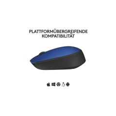 Logitech M171 Trådløs Mus - Komfortabel, Præcisionsdesign, Målrettet Effektivitet - Varenummer: 5099206062863