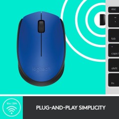 Logitech M171 Trådløs Mus - Komfortabel, Præcisionsdesign, Målrettet Effektivitet - Varenummer: 5099206062863