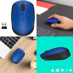 Logitech M171 Trådløs Mus - Komfortabel, Præcisionsdesign, Målrettet Effektivitet - Varenummer: 5099206062863
