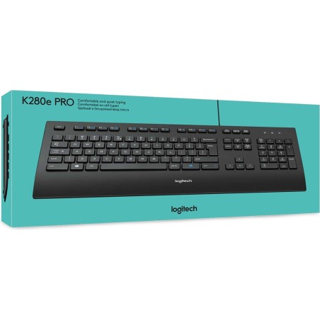Logilink LOGITECH K280e Kablet Tastatur USB Sort til Erhverv - Pålidelig, Komfortabel og Holdbar!