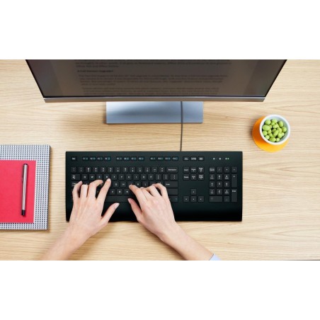 Logilink LOGITECH K280e corded Keyboard USB black for Business