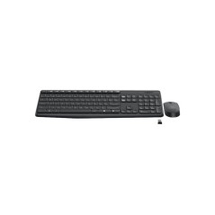 Logitech MK235 Trådløst Tastatur og Mus Sæt - Stilrent, Komfortabelt og Effektivt Arbejde!