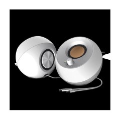 Creative Pebble 20 USB Biale - Fantastisk Lydkvalitet til Dit Setup | Varenummer: 5390660192135