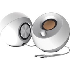Creative Pebble 20 USB Biale - Fantastisk Lydkvalitet til Dit Setup | Varenummer: 5390660192135