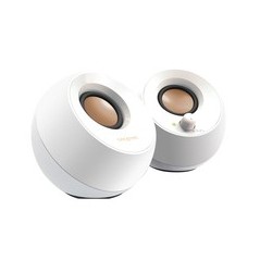 Creative Pebble 20 USB Biale - Fantastisk Lydkvalitet til Dit Setup | Varenummer: 5390660192135