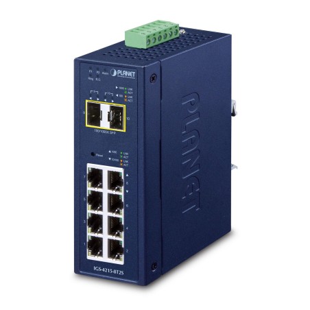 Planet IP30 Industrial L2/L4 8-Port – Industriel switch