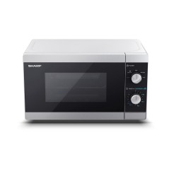 Køb Sharp Mikrowelle YC-MS01E-S - Effektiv, Stilren & Praktisk i Sølv - Varenummer: 4974019966489