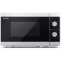 Sharp 2-in-1 Mikrowelle YC-MG01E-S silber