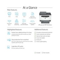 HP LaserJet MFP M234sdw Laser - Effektiv, Hurtig og Pålidelig Multifunktionsprinter til Dit Kontor!