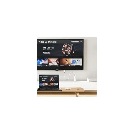 j5create JVAW62 ScreenCast USB-C Trådløs Video/AUDIO Udvider - Optimal Streaming og Ubesværet Forbindelse!