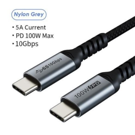 Cabletime USB-C kabel, 1,5m, USB-C: Han
