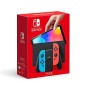 Nintendo Switch OLED - Spilkonsol - sort, neonrød, neonblå Nintendo Switch OLED - Spilkonsol - sort, neonrød, neonblå