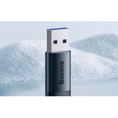 Baseus ZJJQ000103 kabel kønsskifter USB-A USB-C Blå