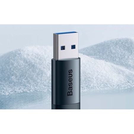 Baseus ZJJQ000103 kabel kønsskifter USB-A USB-C Blå