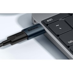 Baseus ZJJQ000103 Kabelskifter USB-A til USB-C Bl - Effektiv, Robust & Hurtig Opladning!