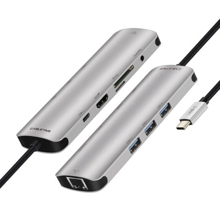 Cabletime USB-C Hub, 3.0, USB-C: Han -