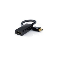 HP Videoadapter DisplayPort til HDMI - Elegant Sort, Uundgåelig Kvalitet og Perfekt Billet til Højopløselig Underholdning!