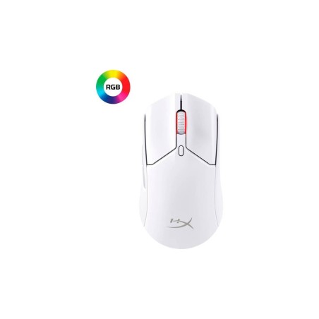 HyperX Pulsefire Haste 2 Optisk Trådløs Mus - Hvid | Hurtig, Præcis & Komfortabel Gamingoplevelse!