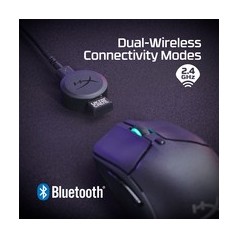 HyperX Pulsefire Haste 2 Optisk Trådløs Mus - Hvid | Hurtig, Præcis & Komfortabel Gamingoplevelse!