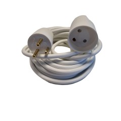 Mercodan DK extension cord, white, 5.0