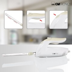 Clatronic Elektrisk Kniv 180W - Effektiv & Præcis Skæring til Dit Køkken | Varenr. 4006160629866