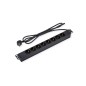 Value 19" 1UH, PDU 8 - way Socket,