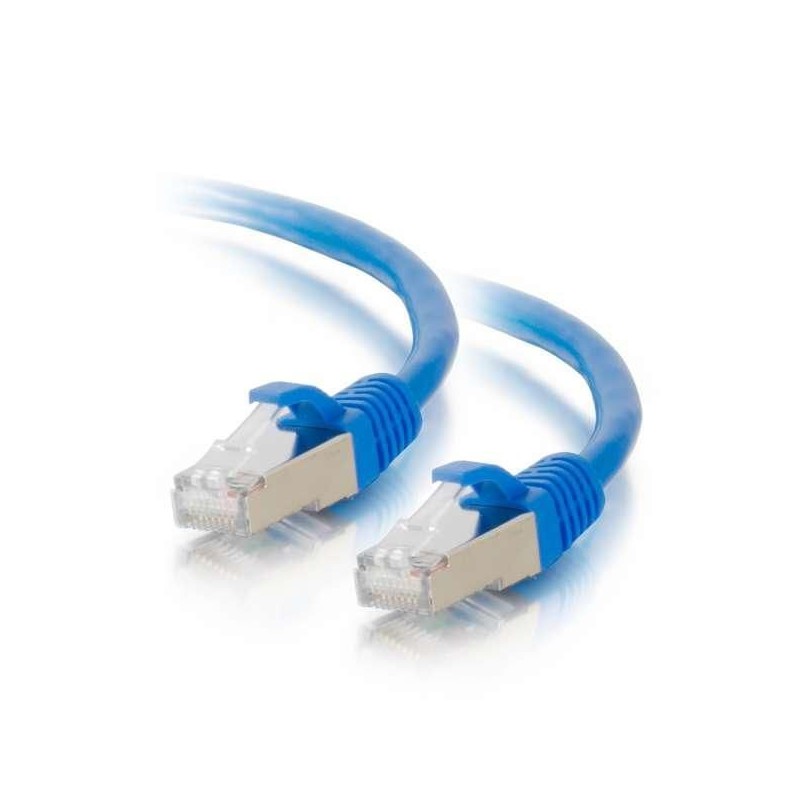 Mercodan KAT6A S/FTP 0.5m, Blue, Patch Mercodan KAT6A S/FTP 0.5m, Blue, Patch
