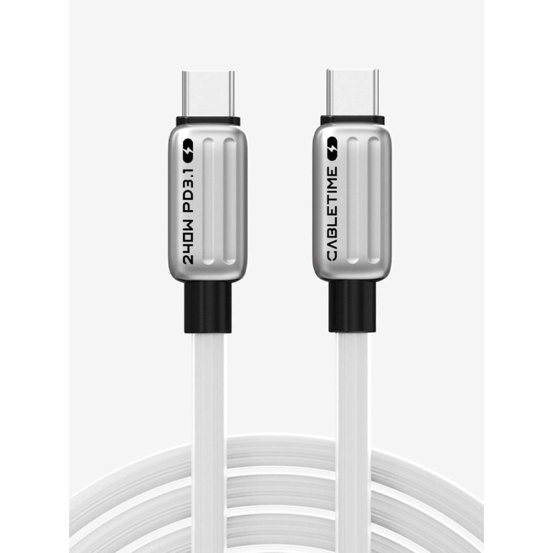 Cabletime USB-C Silikone Ladekabel