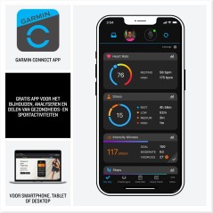 "Garmin Vivoactive 5 42 mm Sort Sportsur - Optimal Fitness Tracker til Aktiv Livsstil"