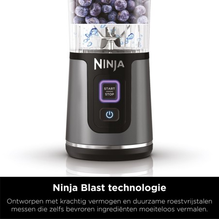 Portable Wireless Blender NINJA BC151EUBK - Den Perfekte Følgesvend til Smoothies & Shakes!