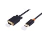 Cabletime Displayport til VGA kabel,
