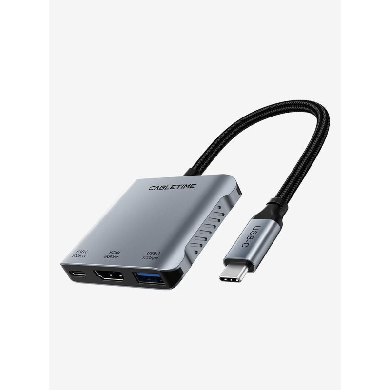 Cabletime 8K USB C Til Dobbelt HDMI HUB Cabletime 8K USB C Til Dobbelt HDMI HUB