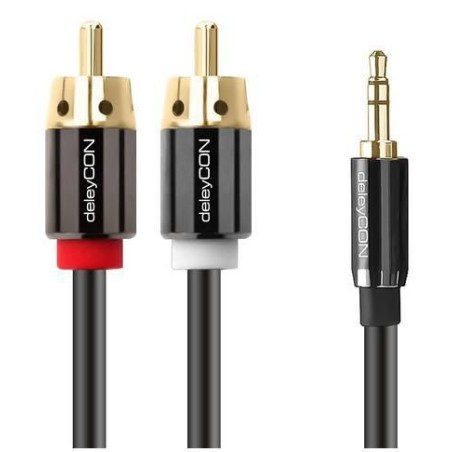 deleyCON Audio Cable - 3,5mm male to