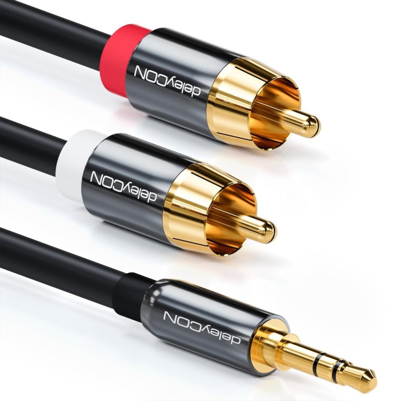 deleyCON Audio Cable - 3,5mm male to deleyCON Audio Cable - 3,5mm male to