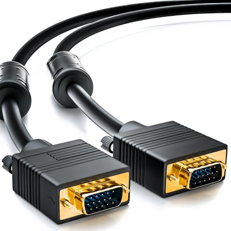 deleyCON VGA Cable - HQ Black Polybag