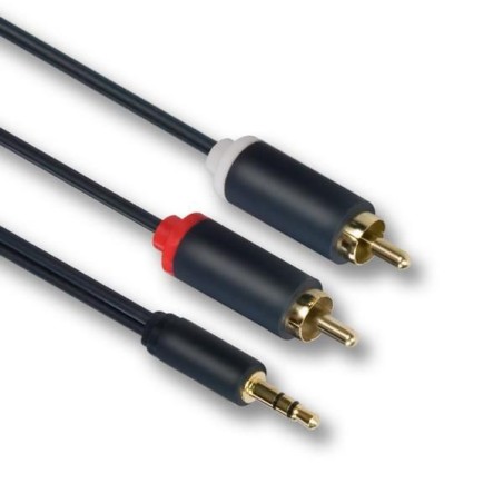 Mercodan PRO Minijack-RCA 5,0m, ULTRA – lydkabel