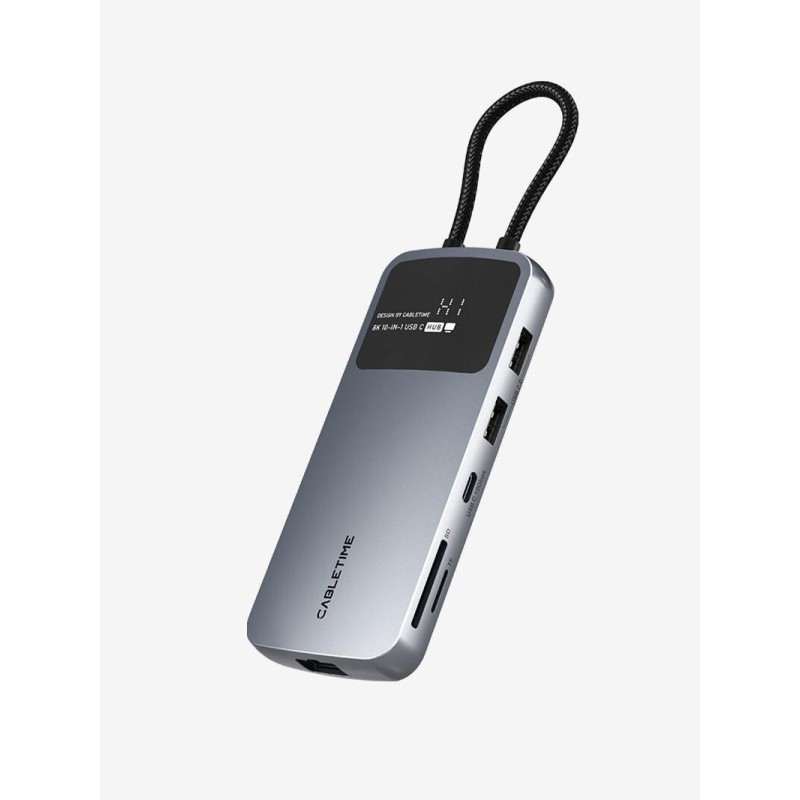 Cabletime USB-C multiport dock, 10 Cabletime USB-C multiport dock, 10