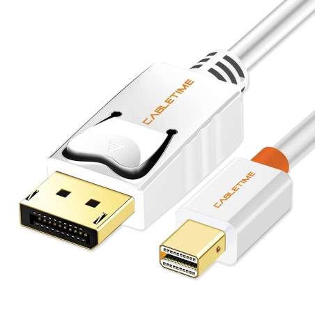 Cabletime Displayport: Han - Mini – adapter