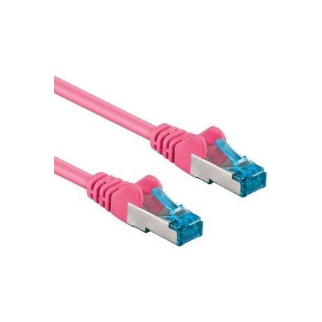 Goobay CAT 6a SFTP PiMF 5m Netværkskabel Magenta - Hurtig, Pålidelig og Fleksibel Forbindelse! Varenummer: 4040849938177