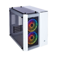 CORSAIR Crystal Series 280X RGB Tower Micro ATX - Elegant Hvid med Fantastisk Lys og Køling