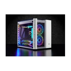 CORSAIR Crystal Series 280X RGB Tower Micro ATX - Elegant Hvid med Fantastisk Lys og Køling