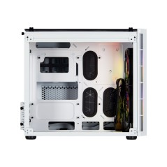 CORSAIR Crystal Series 280X RGB Tower Micro ATX - Elegant Hvid med Fantastisk Lys og Køling