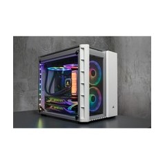 CORSAIR Crystal Series 280X RGB Tower Micro ATX - Elegant Hvid med Fantastisk Lys og Køling