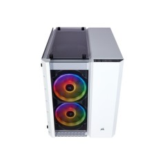 CORSAIR Crystal Series 280X RGB Tower Micro ATX - Elegant Hvid med Fantastisk Lys og Køling