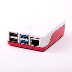 Raspberry Pi Etui Rdhvid - Elegant Beskyttelse til Din Raspberry Pi | Holdbar & Stilet Design - Varenummer: 0644824914916