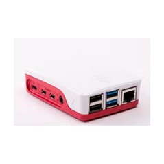 Raspberry Pi Etui Rdhvid - Elegant Beskyttelse til Din Raspberry Pi | Holdbar & Stilet Design - Varenummer: 0644824914916