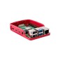 Raspberry Pi Etui Rød/hvid