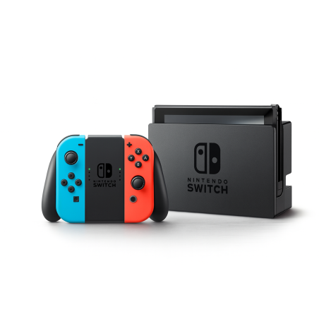 "Fang den Uovertrufne Nintendo Switch Neon Blue & Neon Red Joy-Con – Din Ultimative Gaming Companion!"